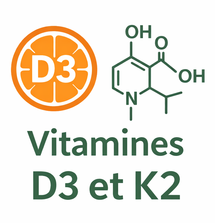 CetoMCT & Vitamines D3-K2-E | Énergie Métabolique et Densité Osseuse | K2Vital® | KetoM+