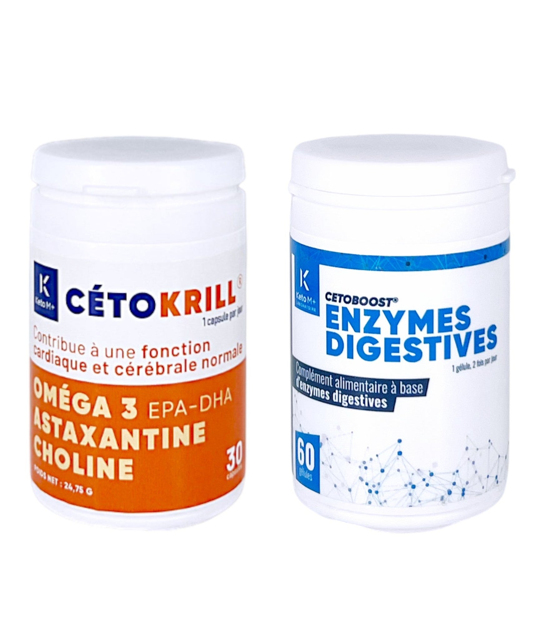 Zestaw Trawienie i Aktywny Mózg – CETOBOOST Enzymy + CETOKRILL Omega3