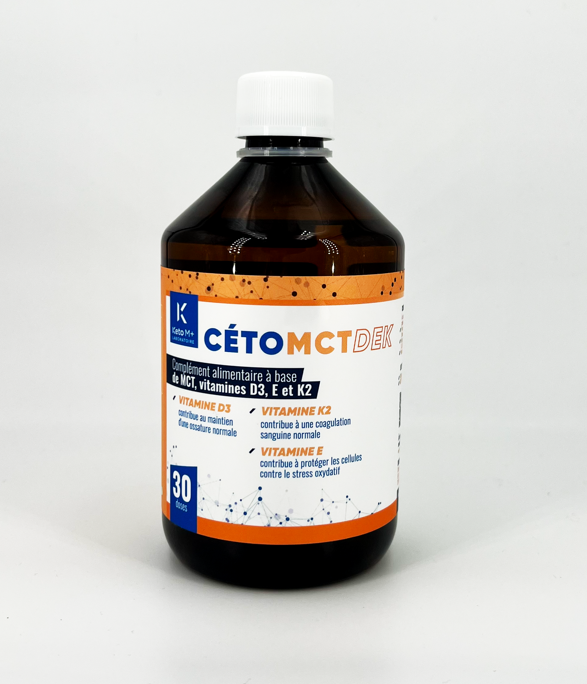 CetoMCT Huile MCT coco Premium 2-en-1 | 500ml