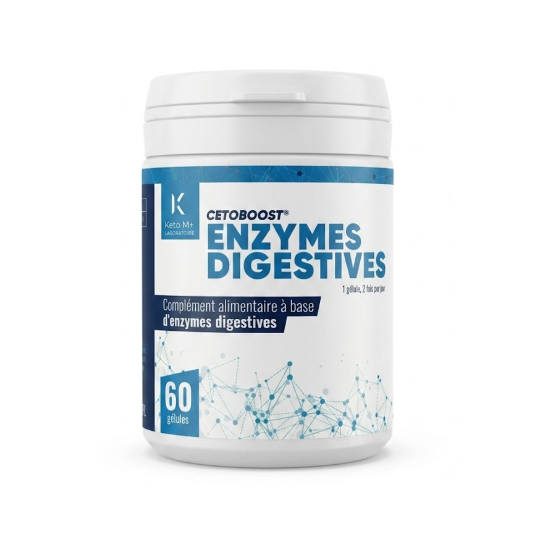 CÉTOBOOST® – Enzymes Digestives Keto- Enfant adulte -  60 gélules