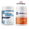 Pack Digestion & Cerveau Actif – CETOBOOST Enzymes + CETOKRILL Omega3