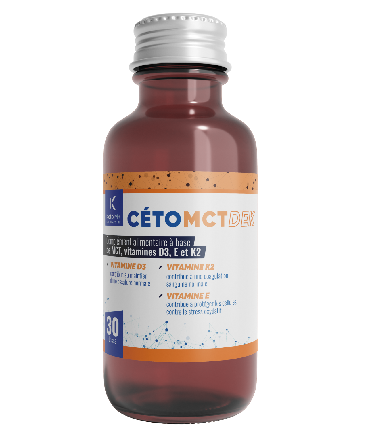 CetoMCT Huile MCT coco Premium 2-en-1 | 500ml