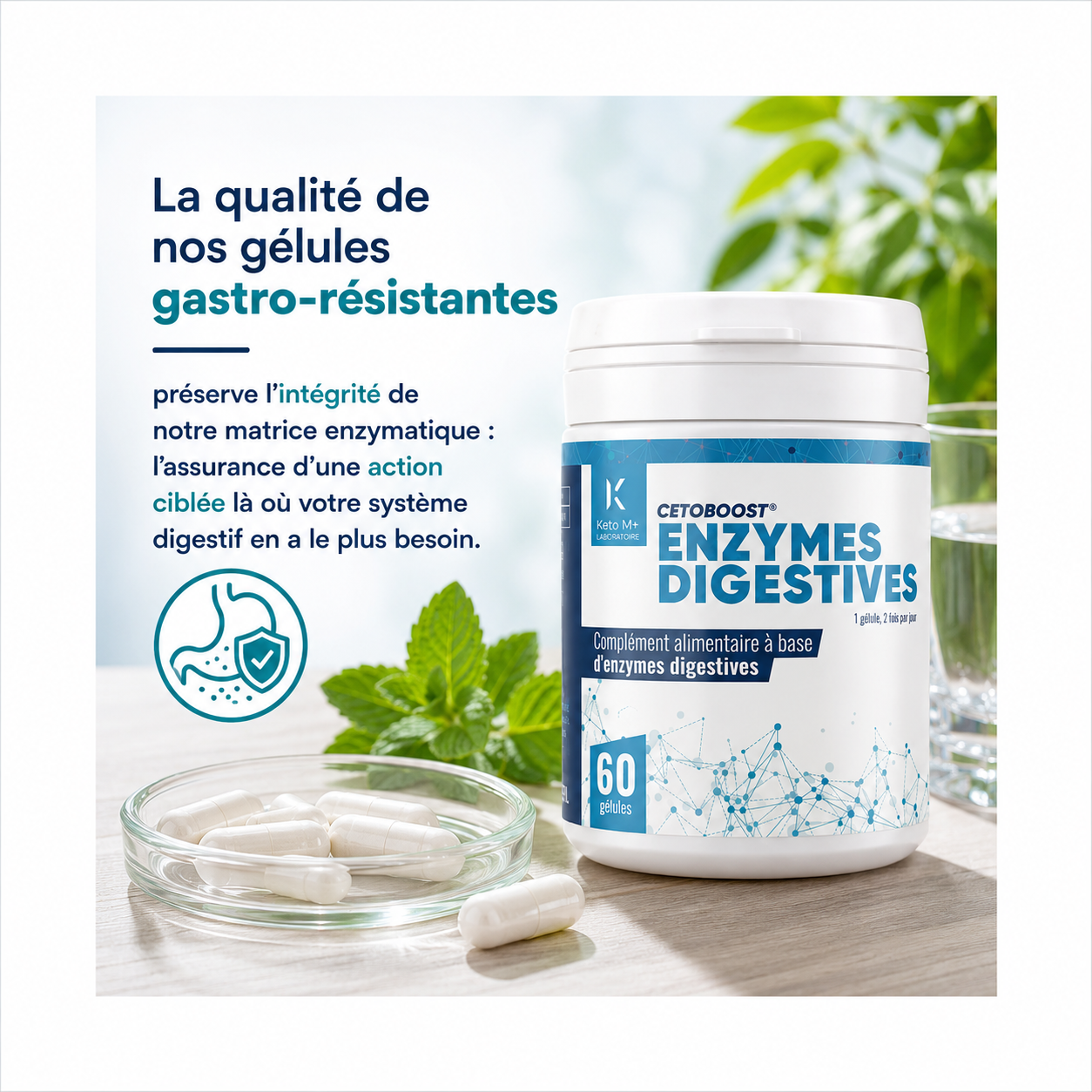 CÉTOBOOST® – Enzimas Digestivas Keto - Niño adulto - 60 cápsulas