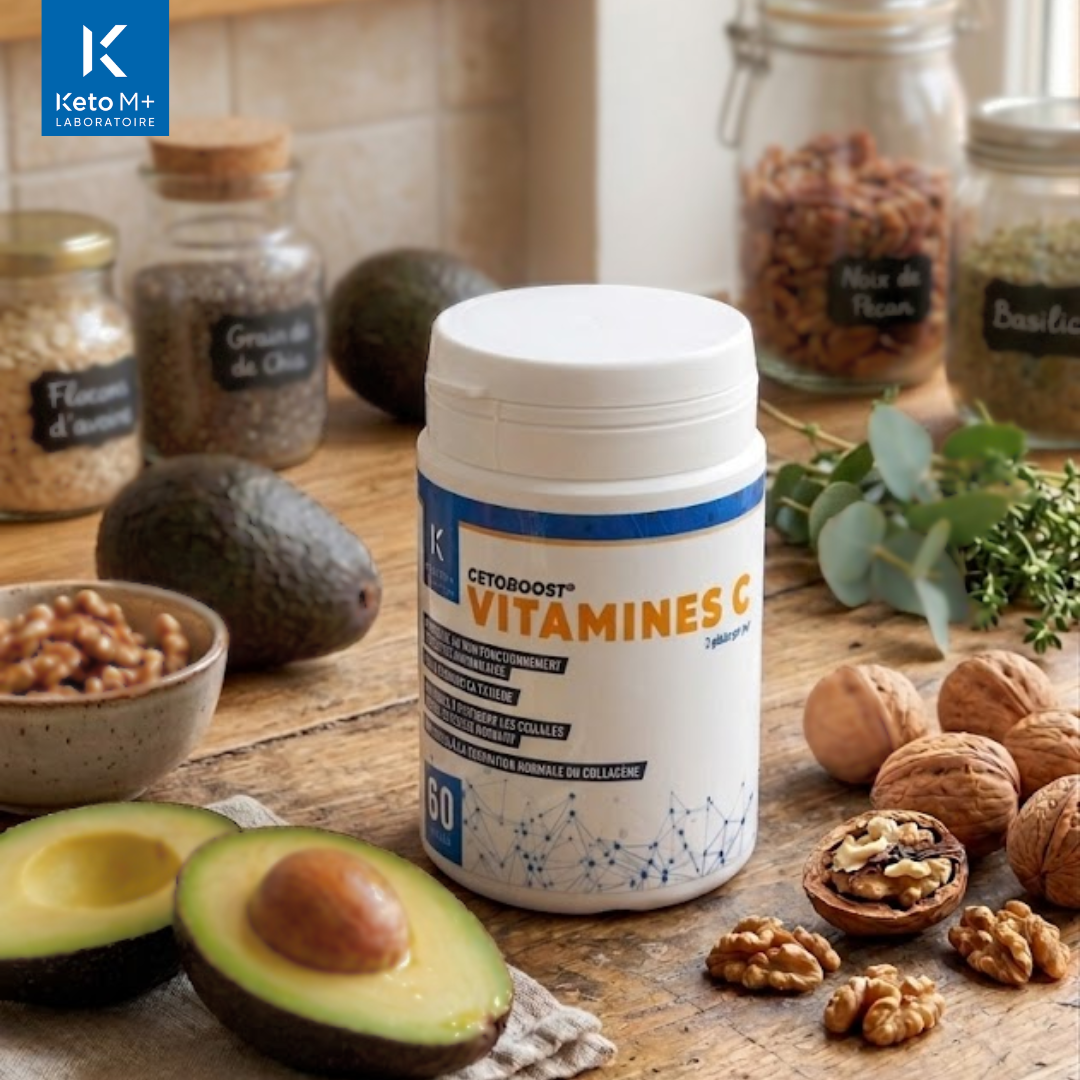 CETOBOOST® Liposomalna witamina C o wysokiej biodostępności | Keto i bez cukru 60 kapsułek