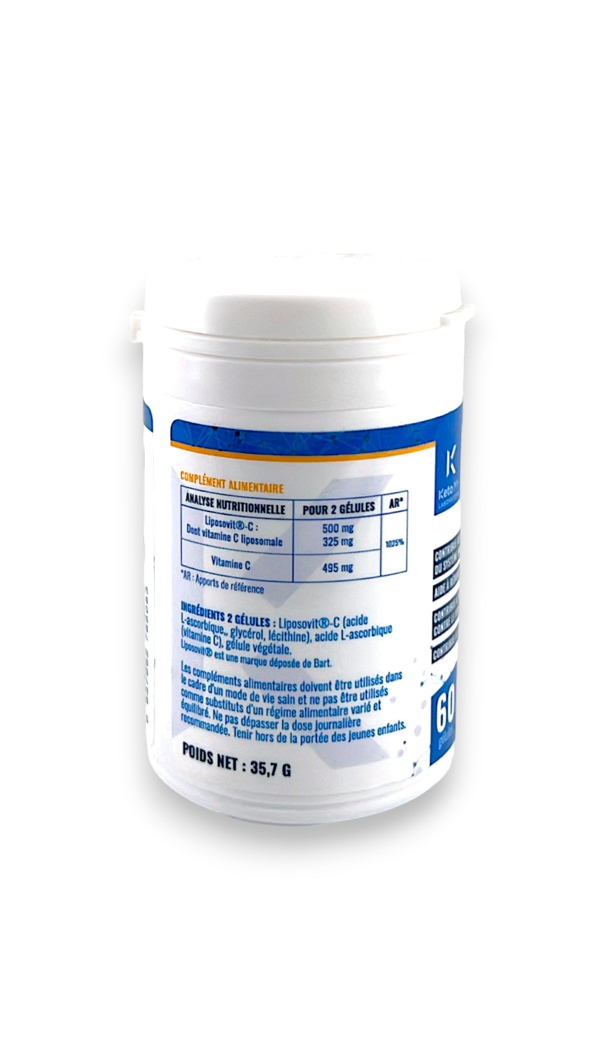 CETOBOOST® – Unique complex with double vitamin C for energy and immunity - 60 capsules