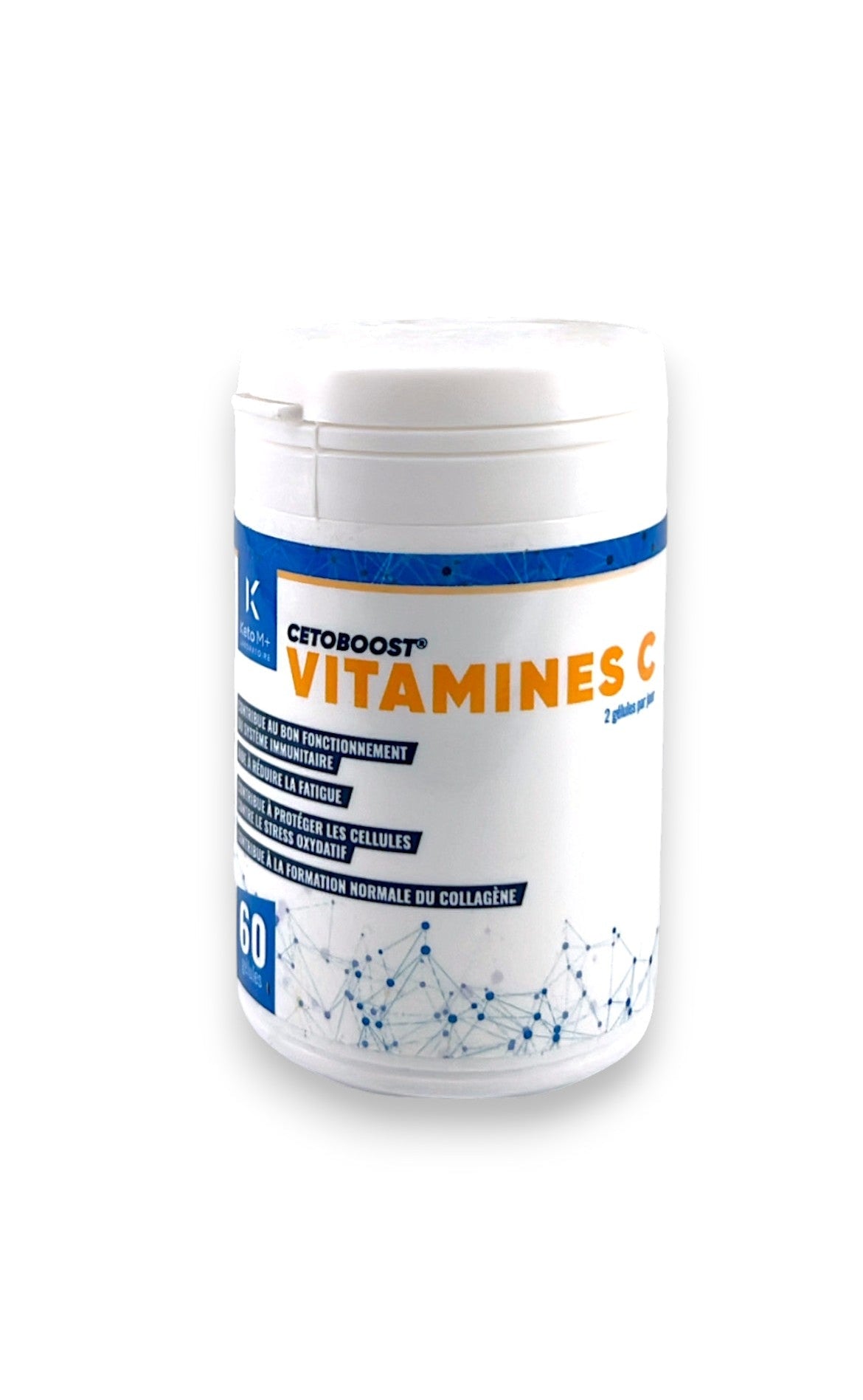 CETOBOOST® – Unique complex with double vitamin C for energy and immunity - 60 capsules