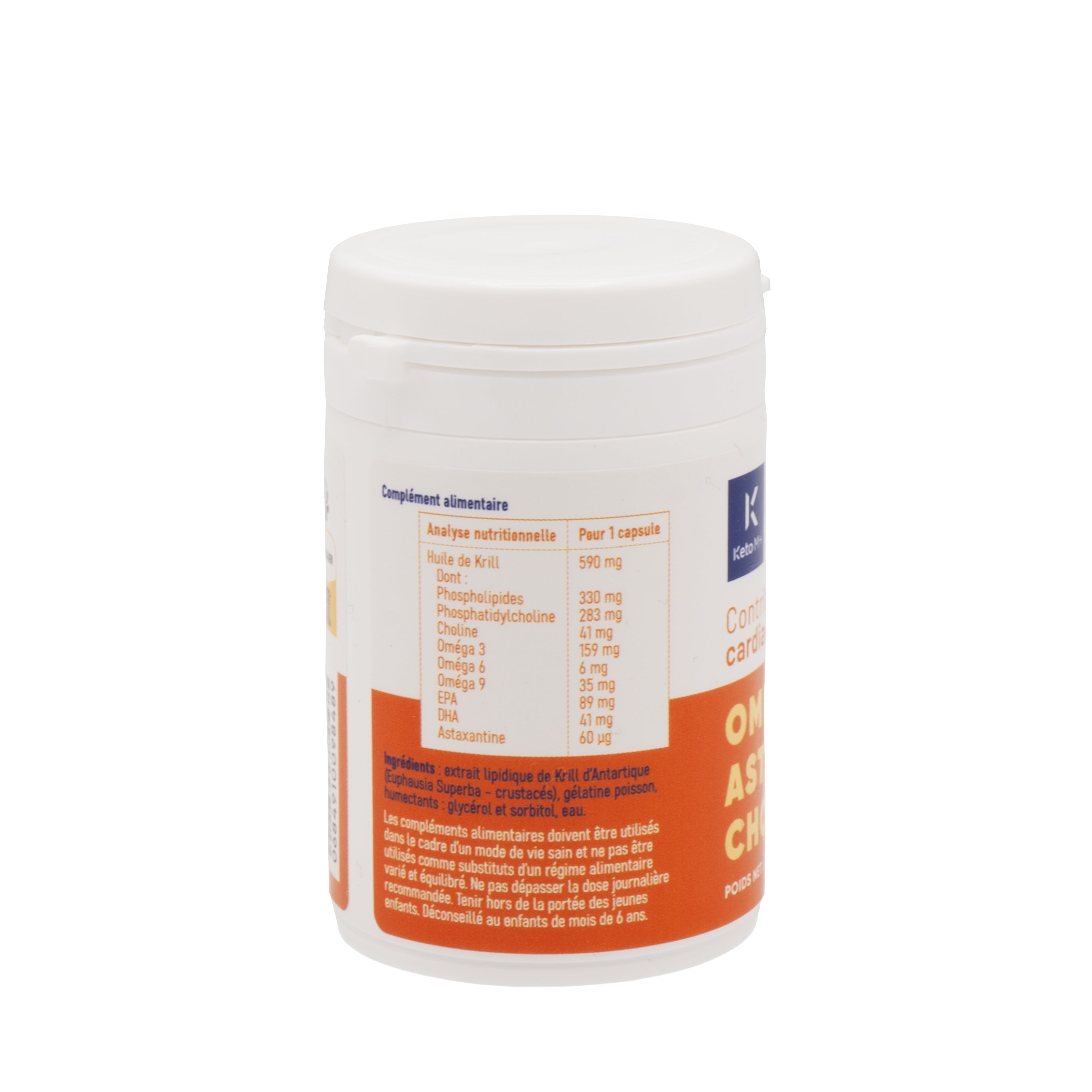 CETOKRILL® Hjerne-, hjerte- og leversynergi - 30 kapsler